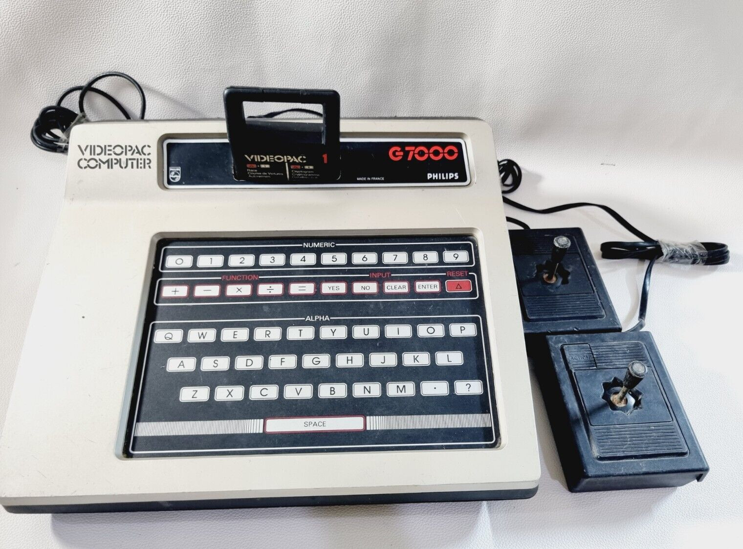VINTAGE PHILIPS VIDEO PAC COMPUTER CONSOLE G7000