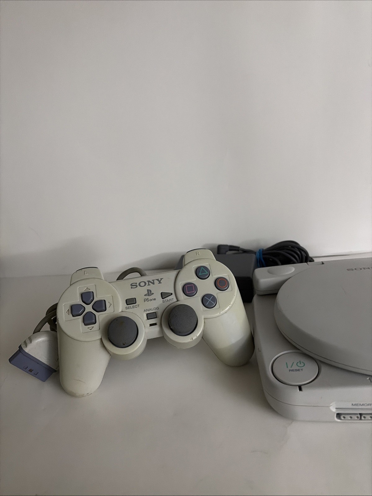 Sony PS One Playstation Slim PS1 Console w/LCD Screen SCPH-101 TESTED