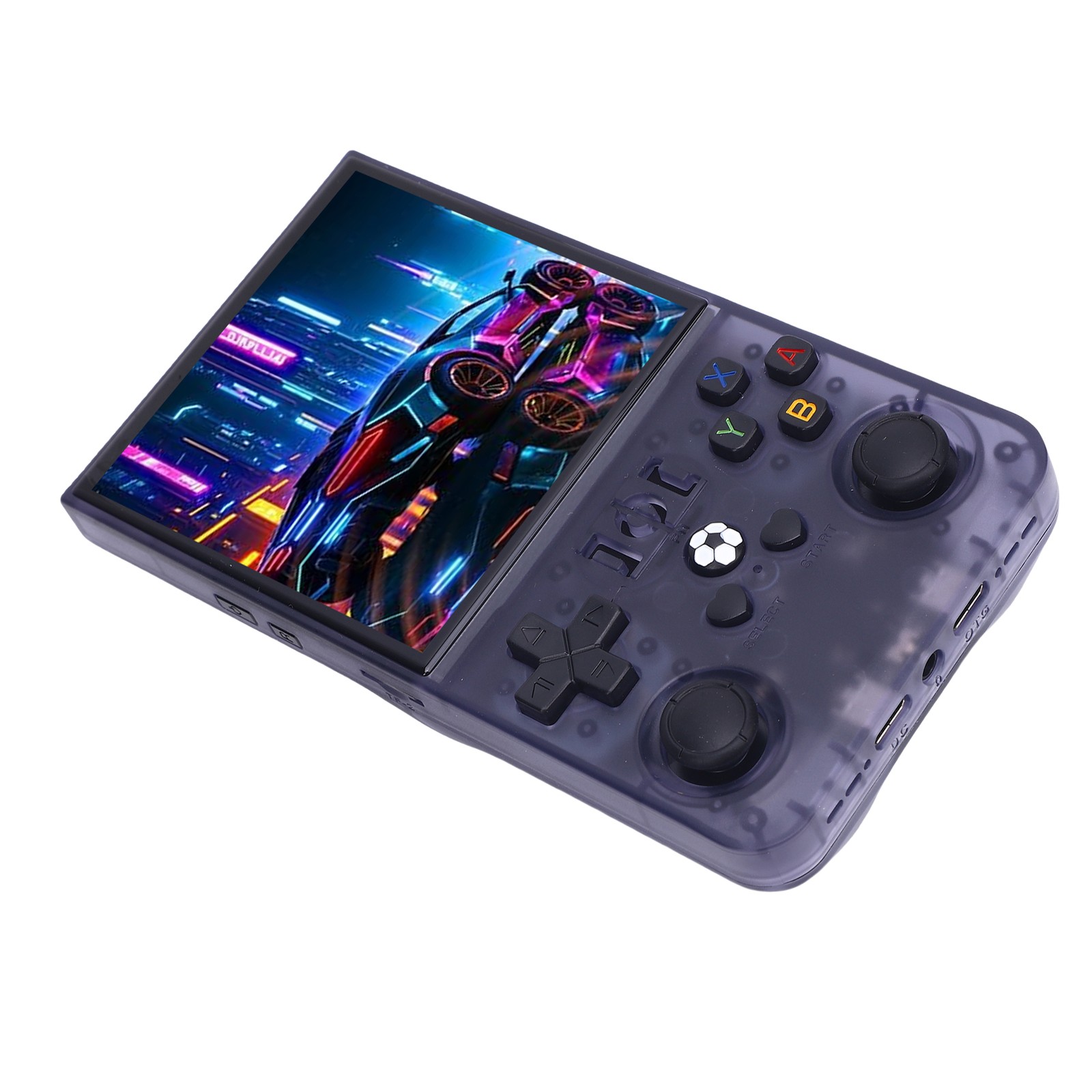 Portable Handheld Video Game Console Translucent Grey 4 Inch Screen 4000mAh