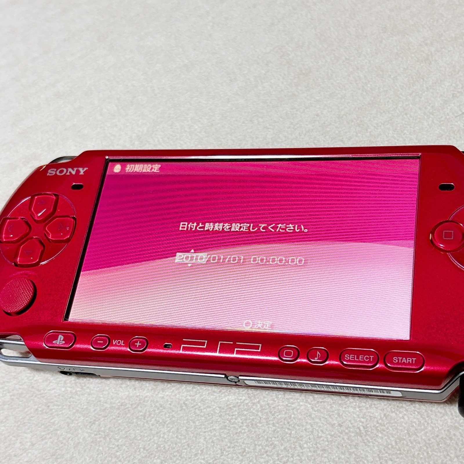 Sony PSP 3000 Radiant Red PSP-3000 RR Boxed Tested Working 4GB Memory Card