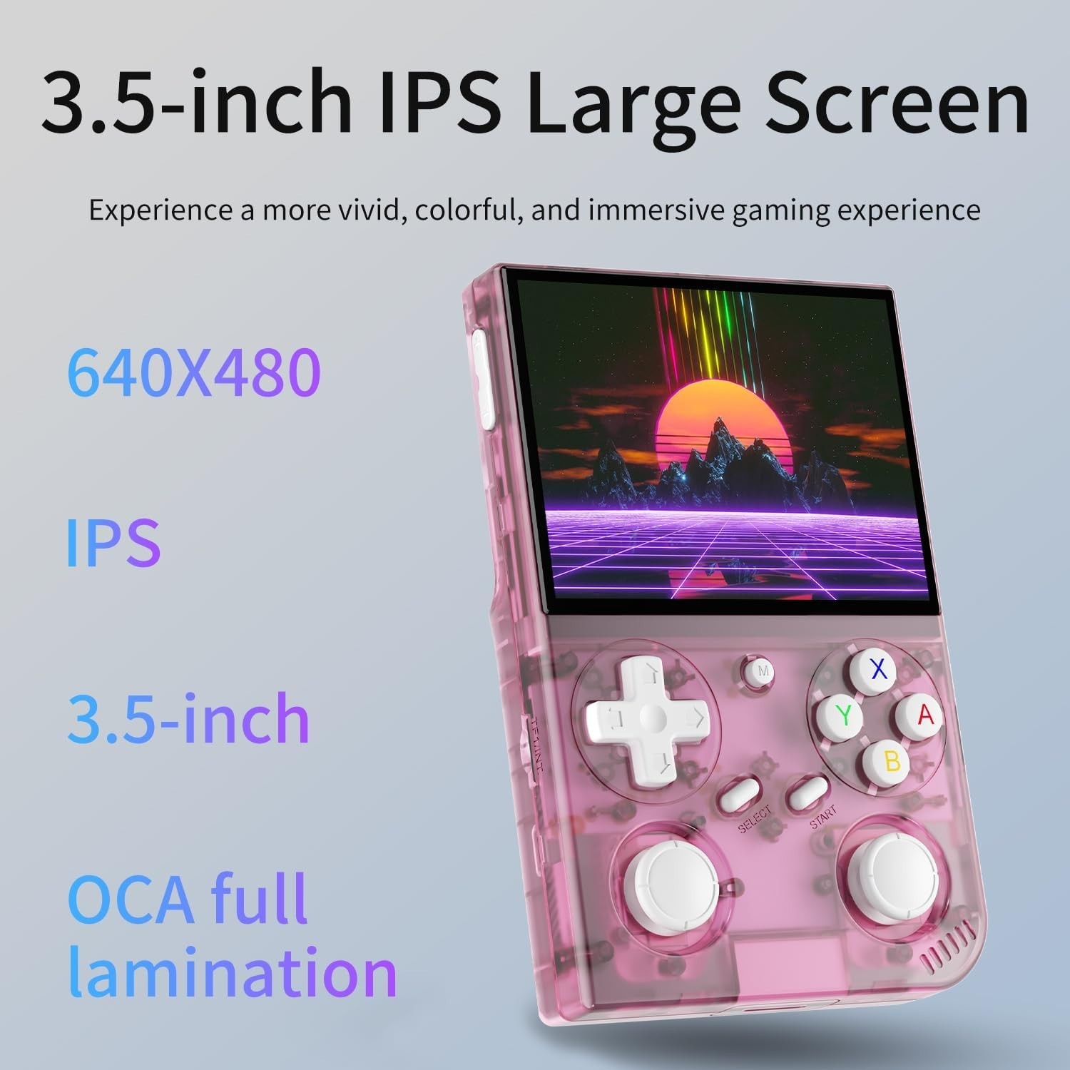 G350 Retro Gaming Console with 3.5″ Display, 3200mAh Battery, Multiplayer Fun