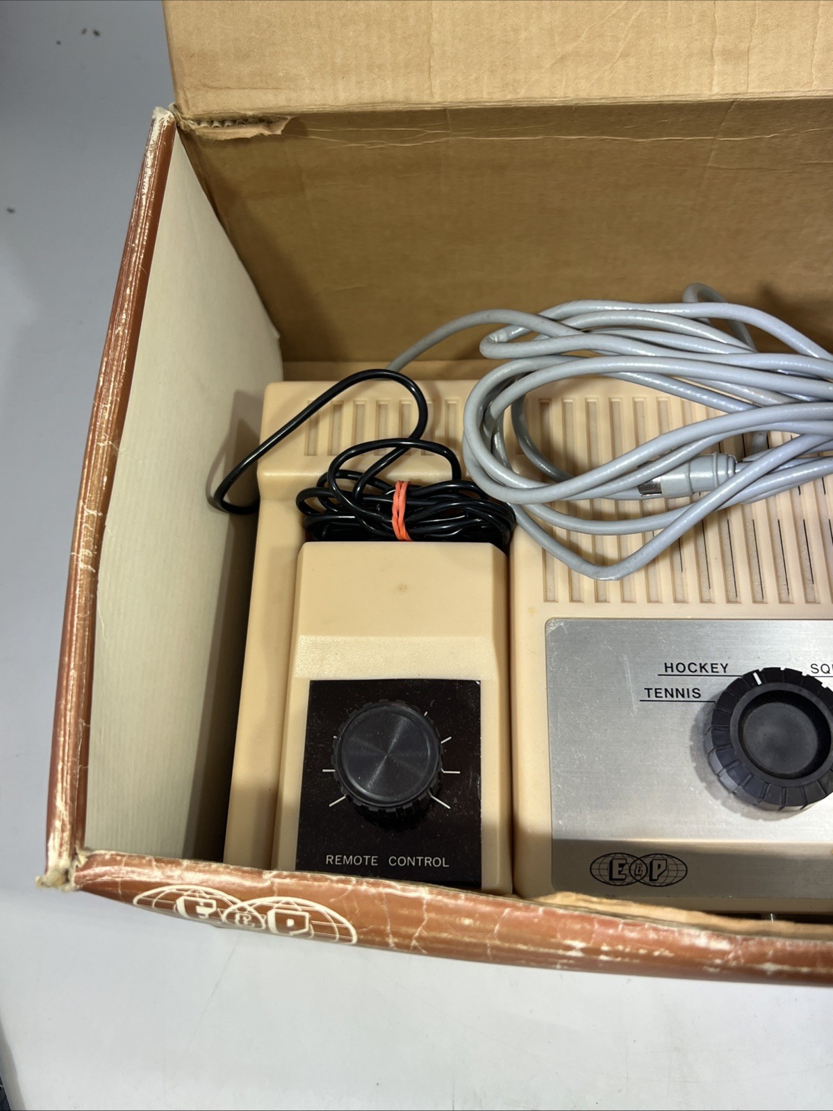 E&P-800 Sharp Magnavox 4 Sports Electronic Video Games W/Box & Manual (Parts)#ML