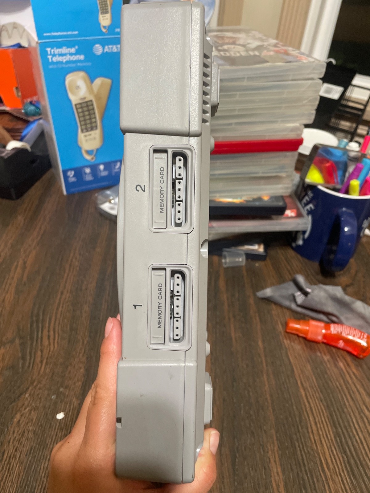 Sony PlayStation 1 Game Console – Gray not sure if it works