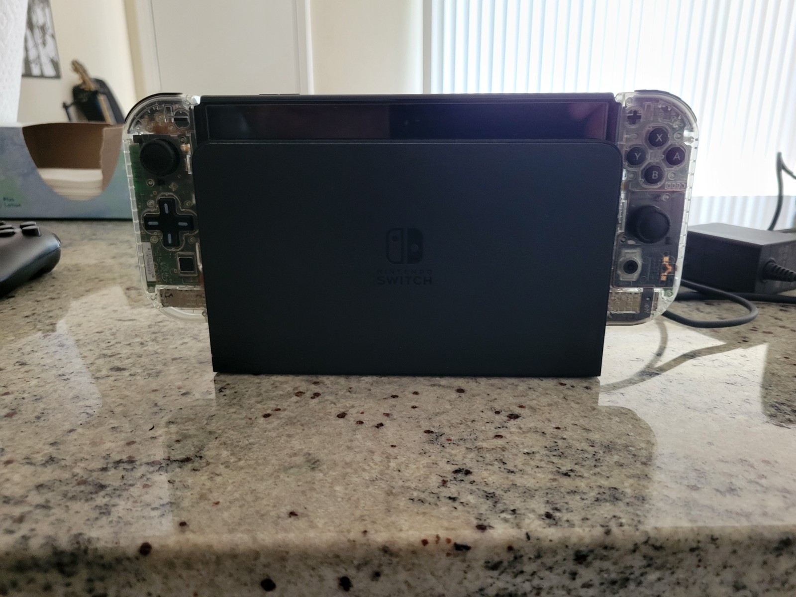 Nintendo Switch OLED Lightly Used + Pro Controller, MicroSD, Custom Joy Cons