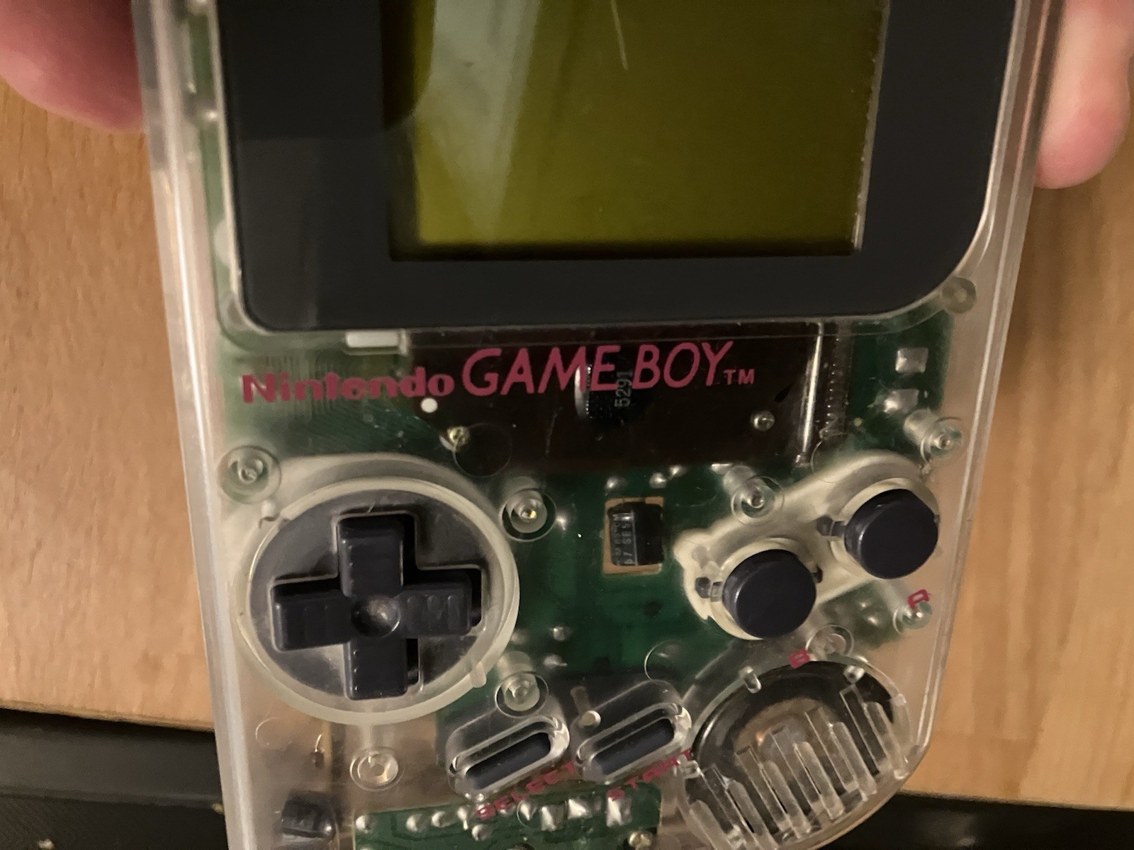 Nintendo Game Boy Original CLEAR Play it Loud DMG-01 – Fully Functional