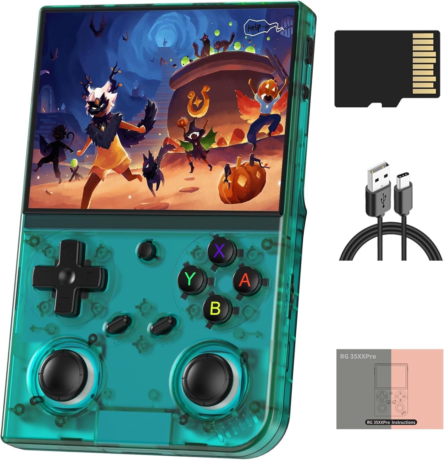 RG35XX Pro Retro Handheld Console 3.5 inch IPS, 64GB, Bluetooth, WiFi