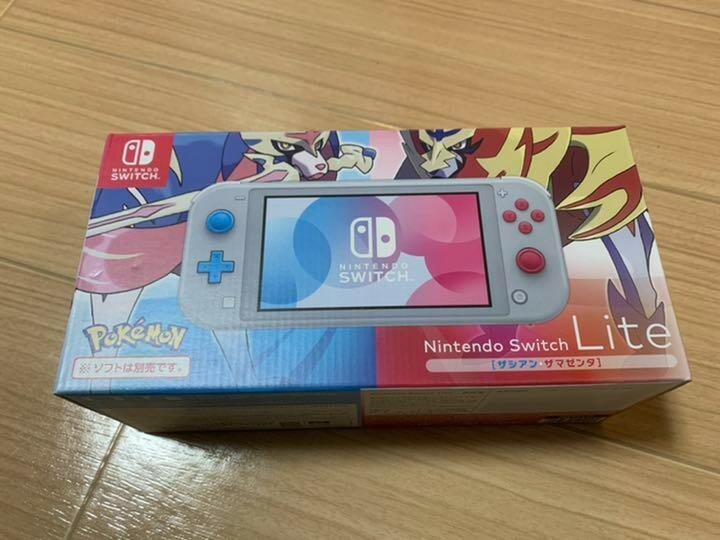 Nintendo Switch Lite Pokemon Zacaian and Zamazenta Edition New Japan Import