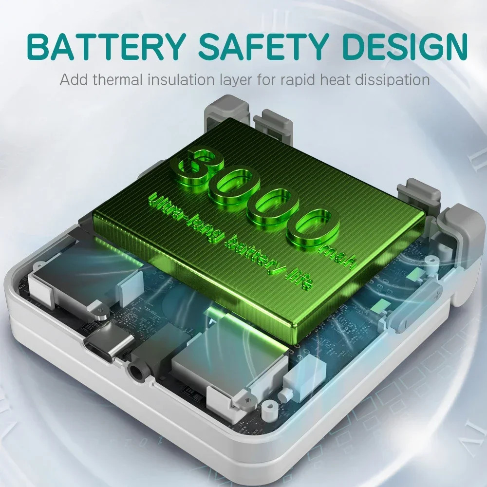 MIYOO FLIP V2 Handheld Game Players 3.5” IPS Screen Linux System Onion OS Video
