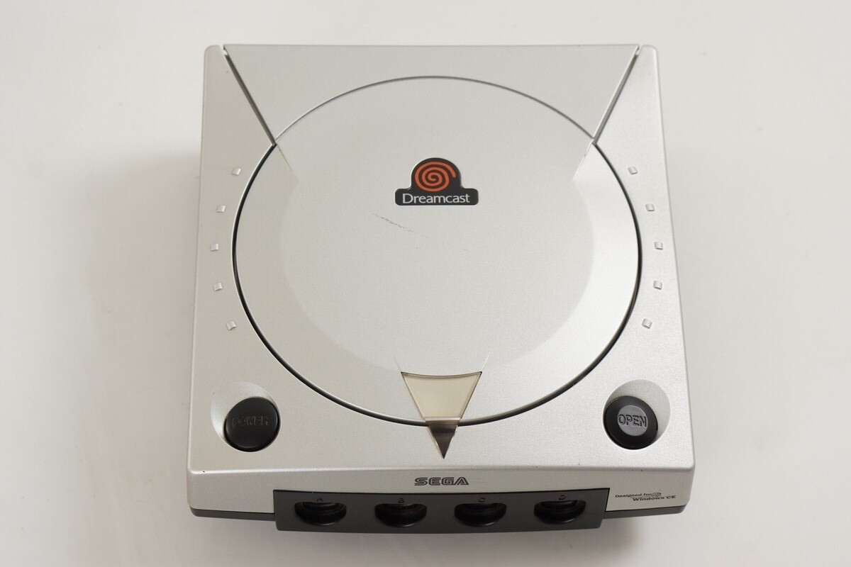 Dreamcast Metallic Silver Console Limited Tested system FREE SHIPPING Sega 1326