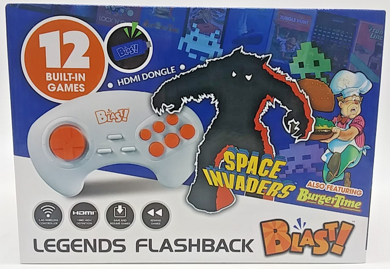 ATGAMES FLASHBACK BLAST! (Lot Of 2) Plug N Play TV Video Game Pitfall Space Inv