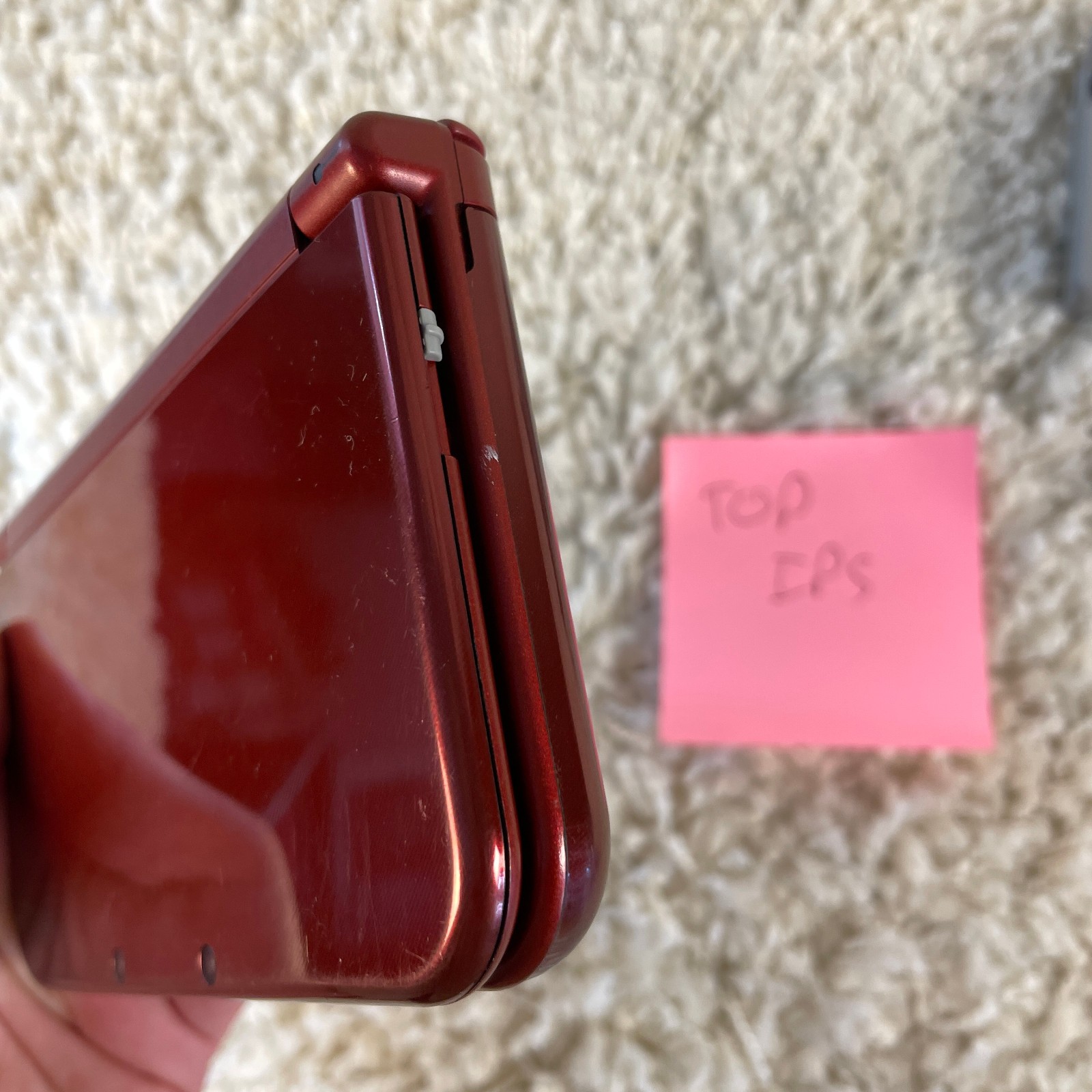 Nintendo “New” 3DS XL Metallic Red Handheld Console System RED-001 Top IPS Works