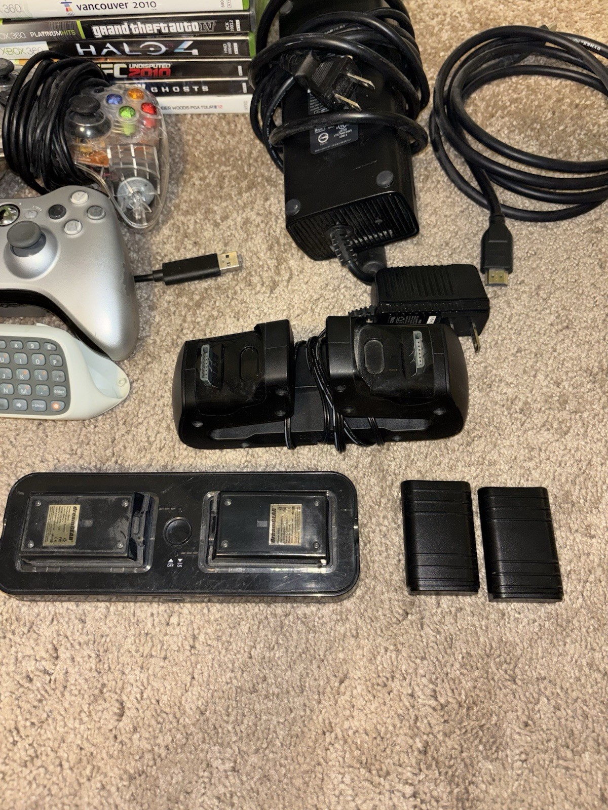Xbox 360 With 15 Games NO Kinect