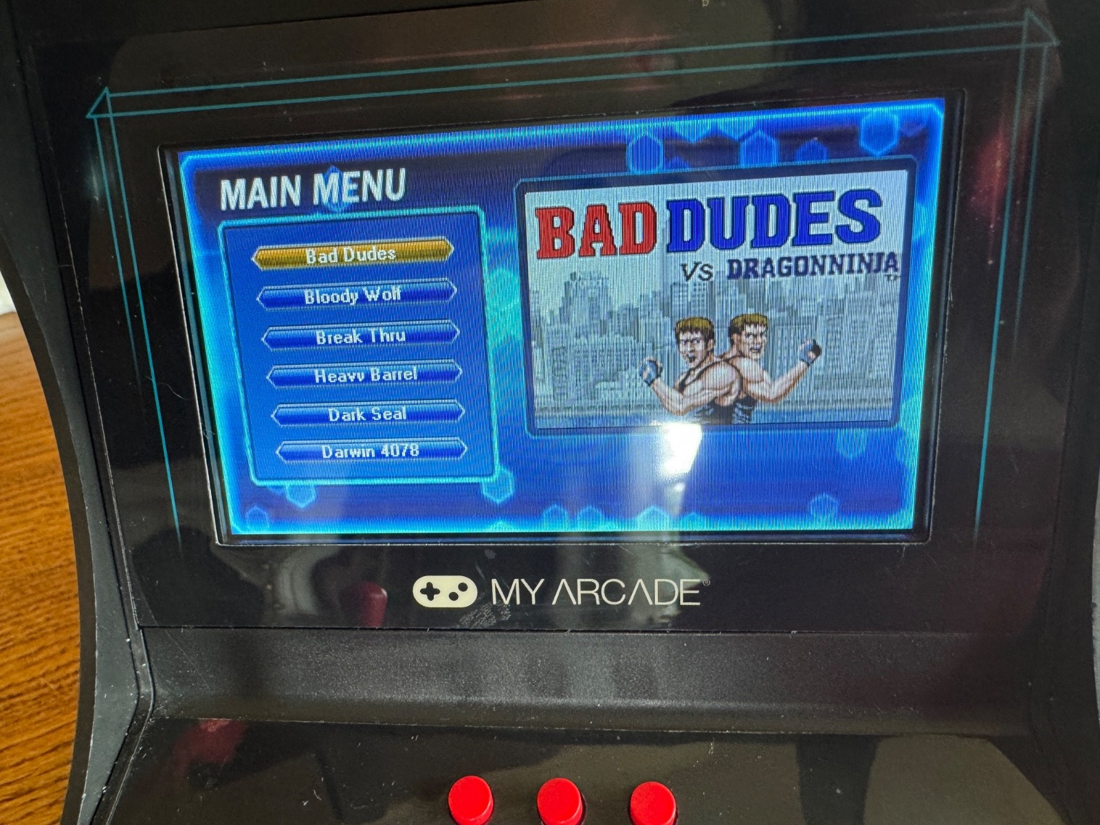 My Arcade Data East Classics Mini Player 10″ Inch Mini Arcade Machine Cabinet