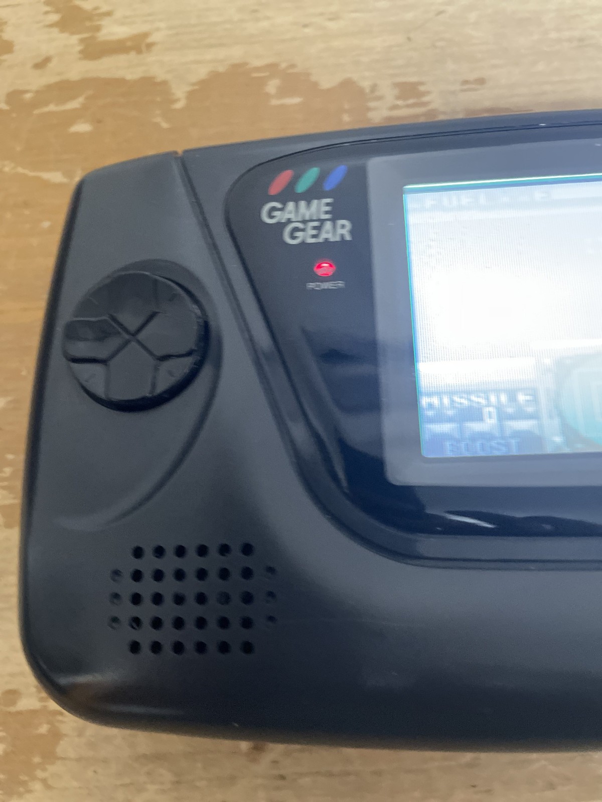 Sega Game Gear Console w/ AC Adapter Turns On (No Sound READ DESCRIPTION)