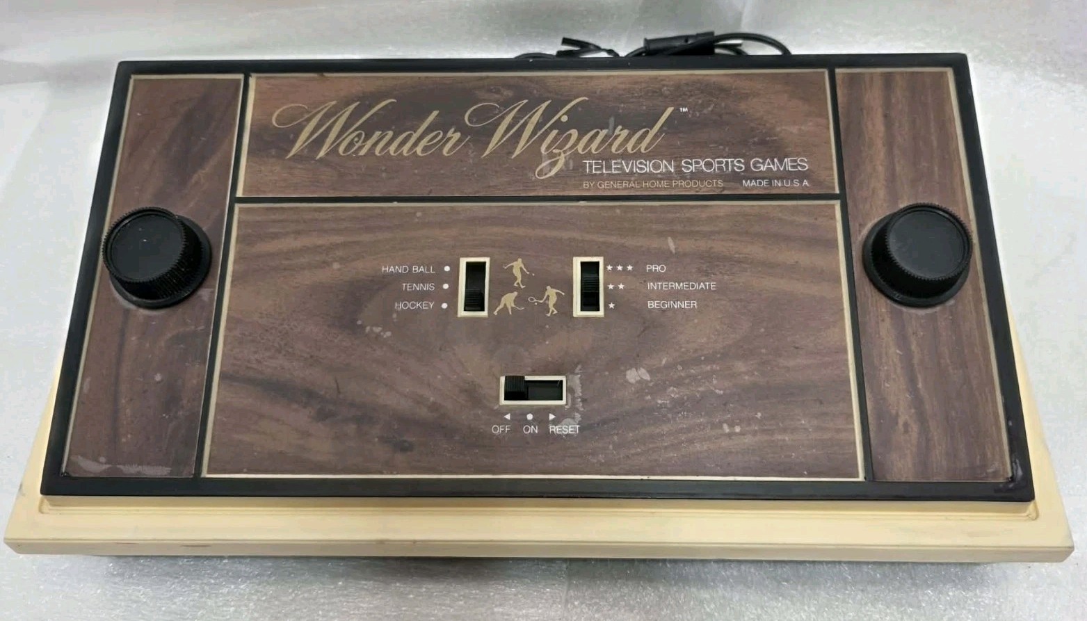 Vtg Wonder Wizard Video Game Console BG7702 Pong Gaming for Television *Untested