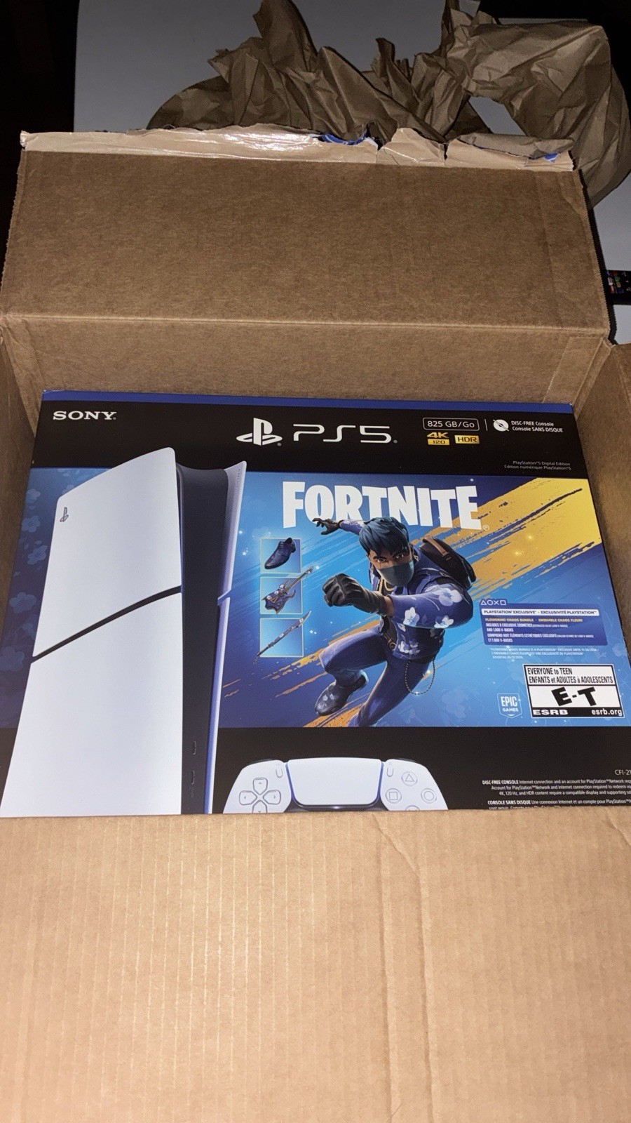 Sony PlayStation 5 Digital Edition 4K UHD HDR 825GB Fortnite Bundle