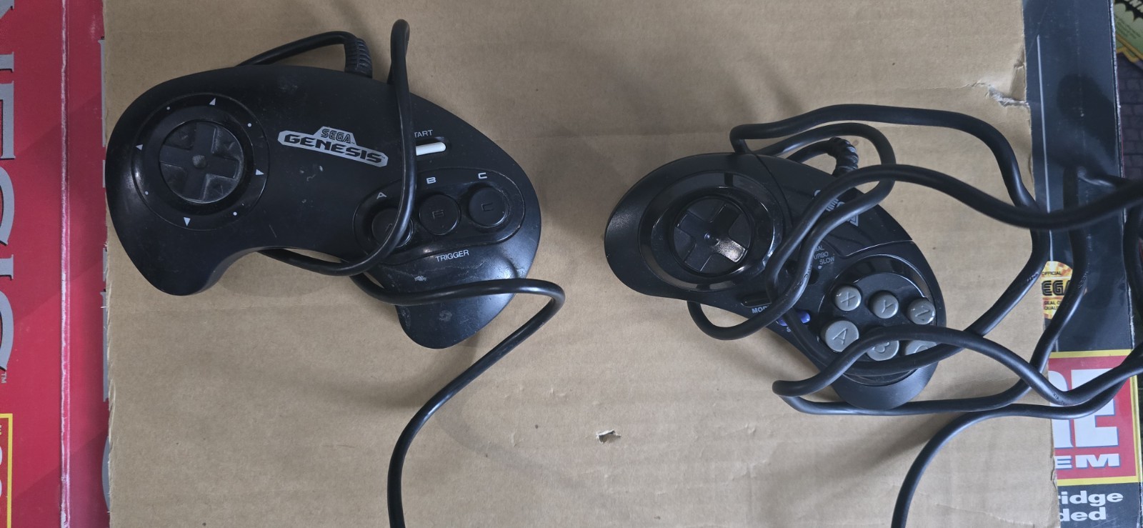 Sega Genesis Core System Complete, Protector, Extra Controller