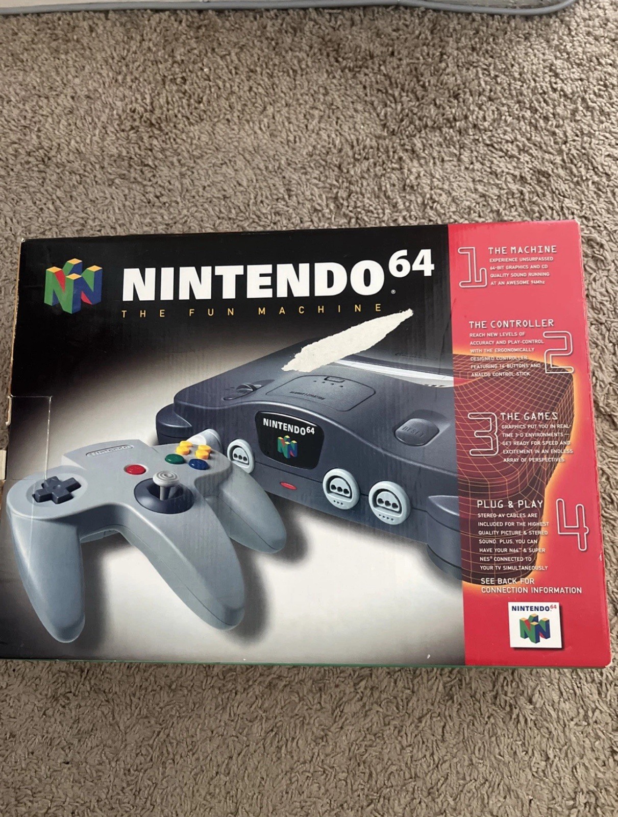 🔥RARE NINTENDO 64 CONSOLE BUNDLE CLEAN TESTED! FAST SHIP 🚀 OG CLASSIC 90s VIBE