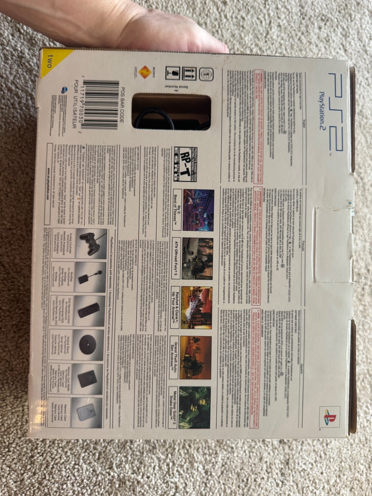 Sony PlayStation 2 PS2 Slim black video game system console CIB complete NO BAGS
