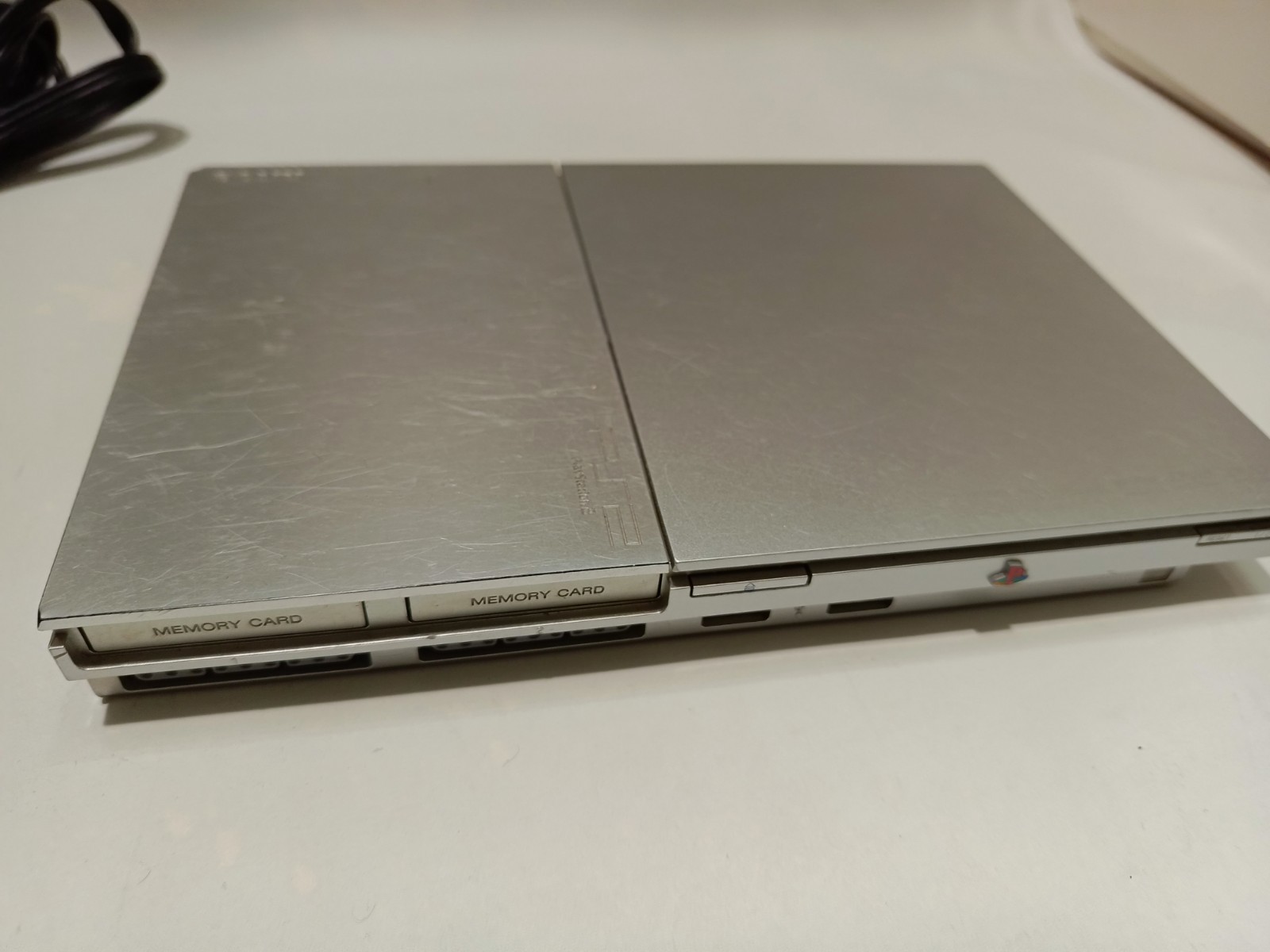 Sony PlayStation 2 Slim PS2 Silver Console Gaming System SCPH-90001