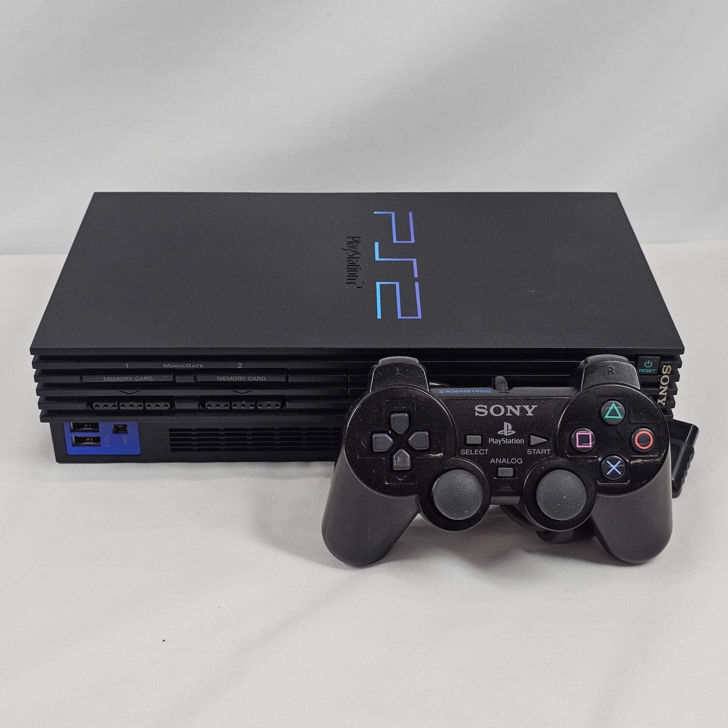 Sony PlayStation 2 PS2 Black Console Gaming System SCPH-39001