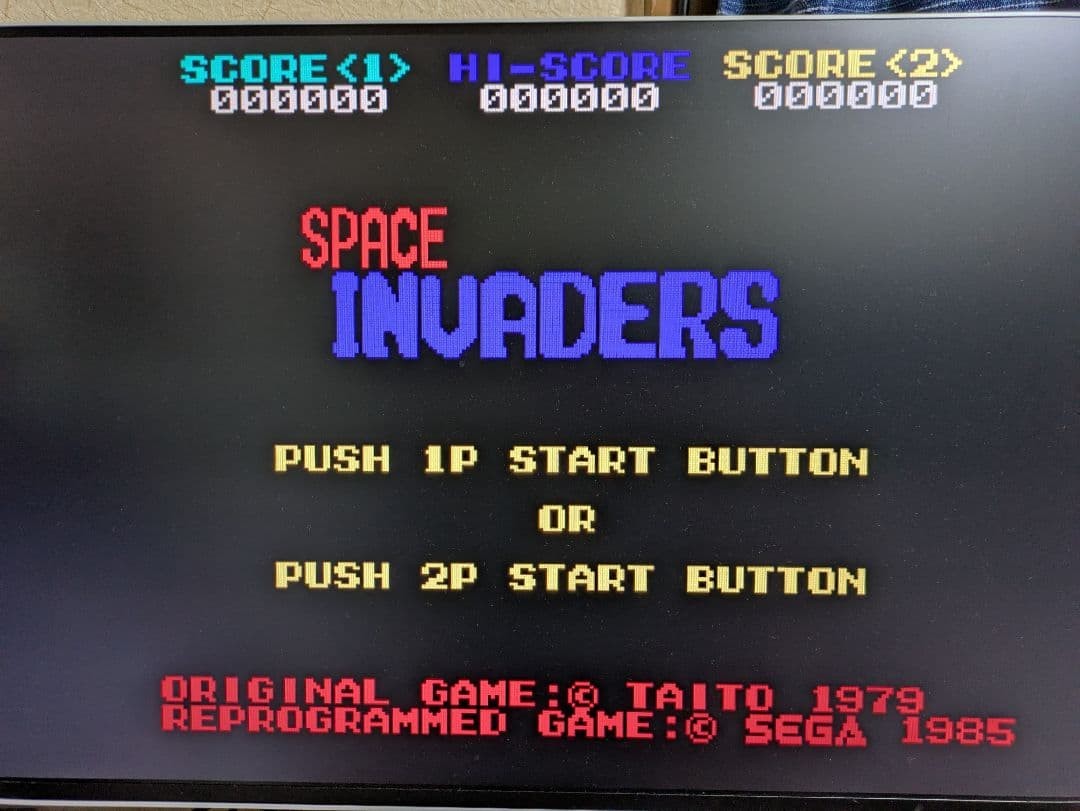[SEGA Mark III] Space Invaders ☆With box☆SC-3000/SG-1000
