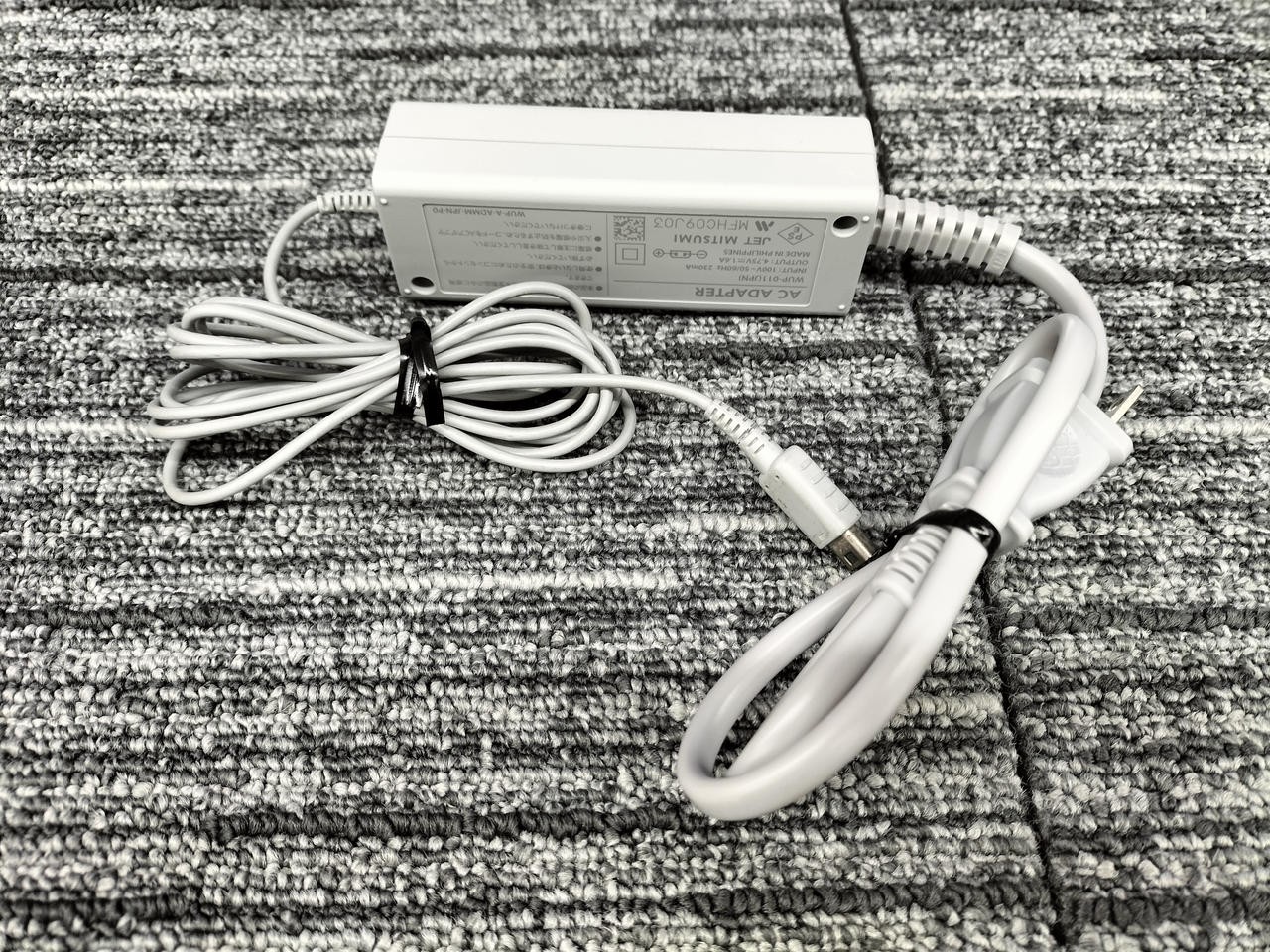 Power cable insulation damaged WIIU main unit Model WUP 001 NINTENDO
