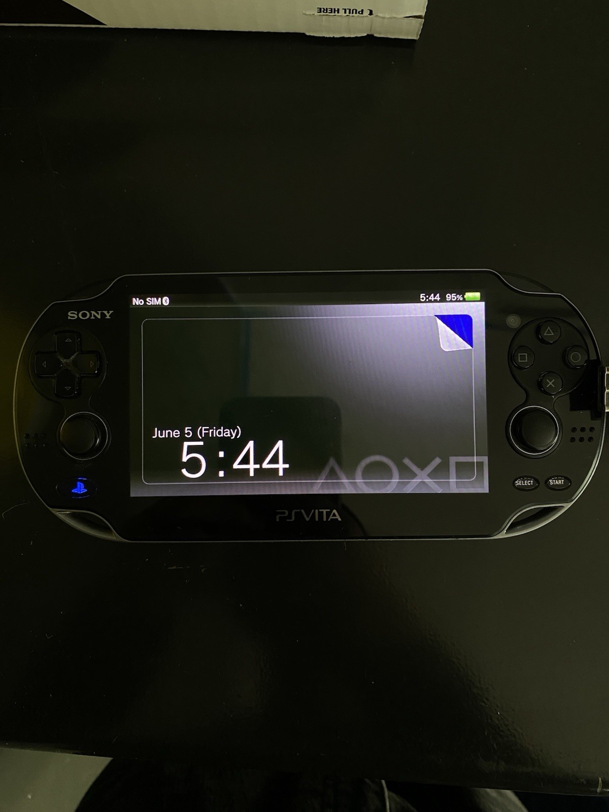 PSVita 1000 Crystal Black OLED With 8gb Storage Card