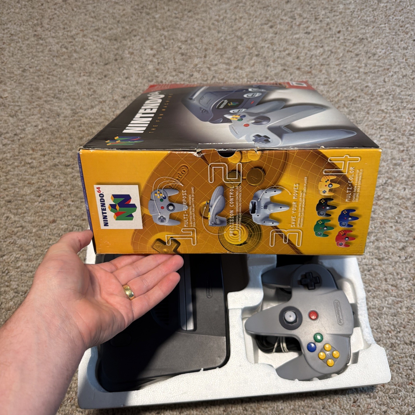 Nintendo 64 Console N64 Complete In Original Box *NICE CONDITION! Fast Shipping