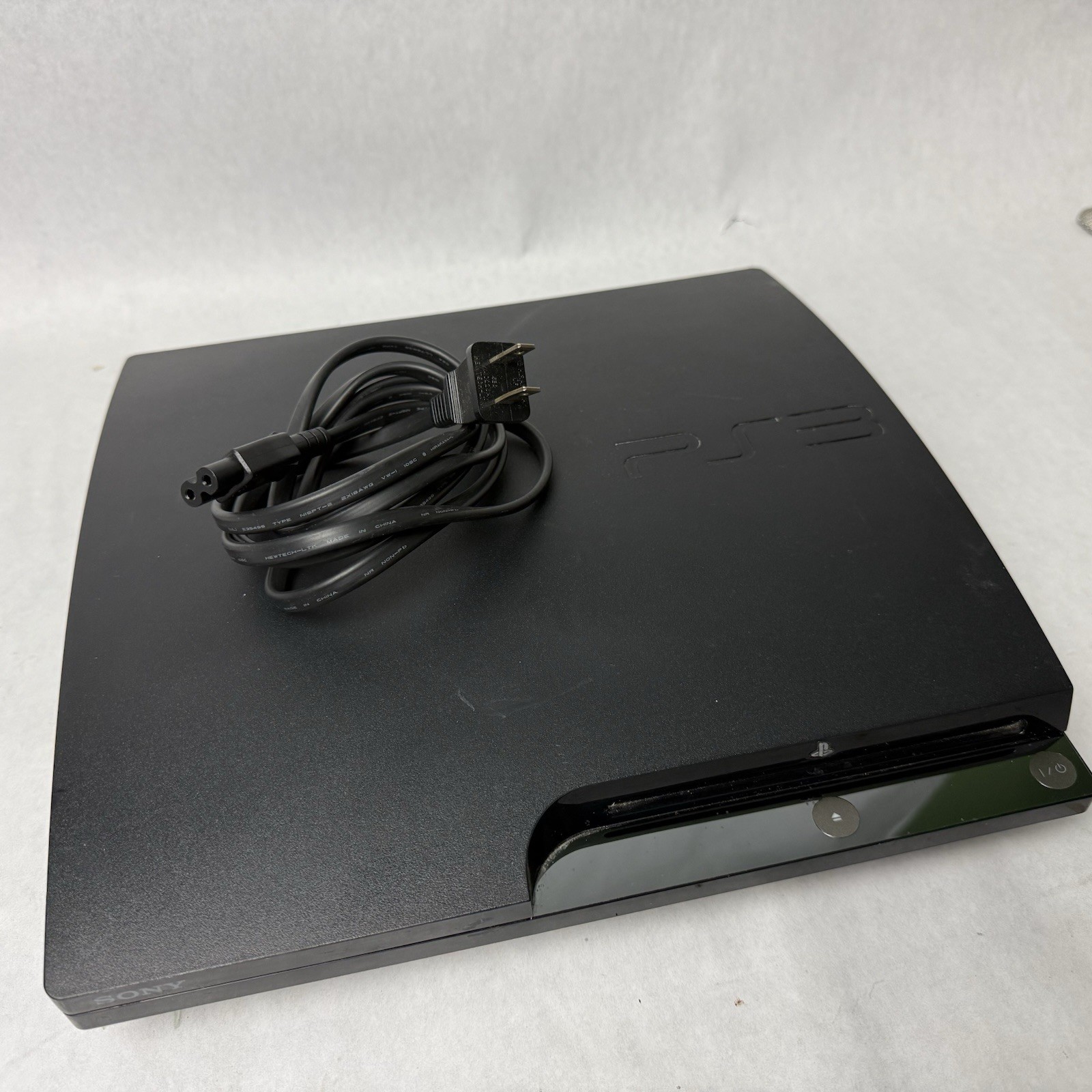 Sony PlayStation 3 PS3 Slim Black Video Game Console Power Tested