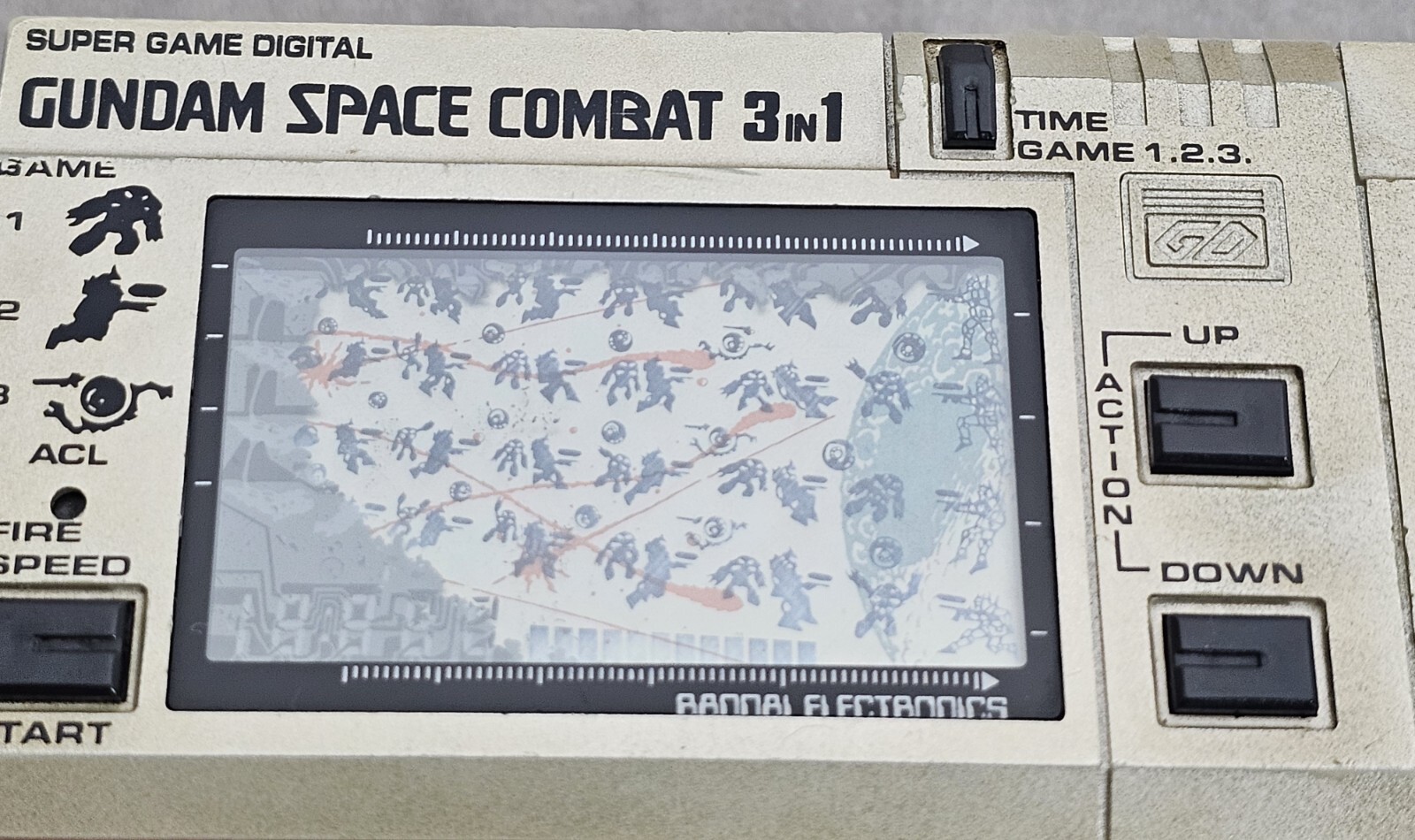 Gundam Space Combat 3 in 1 Super Game Digital Bandai Electronics