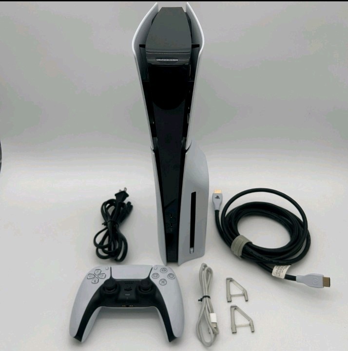 Sony PlayStation 5 PS5 Slim Disc Console CFI-2015 w/ Controller, Cables & Stand