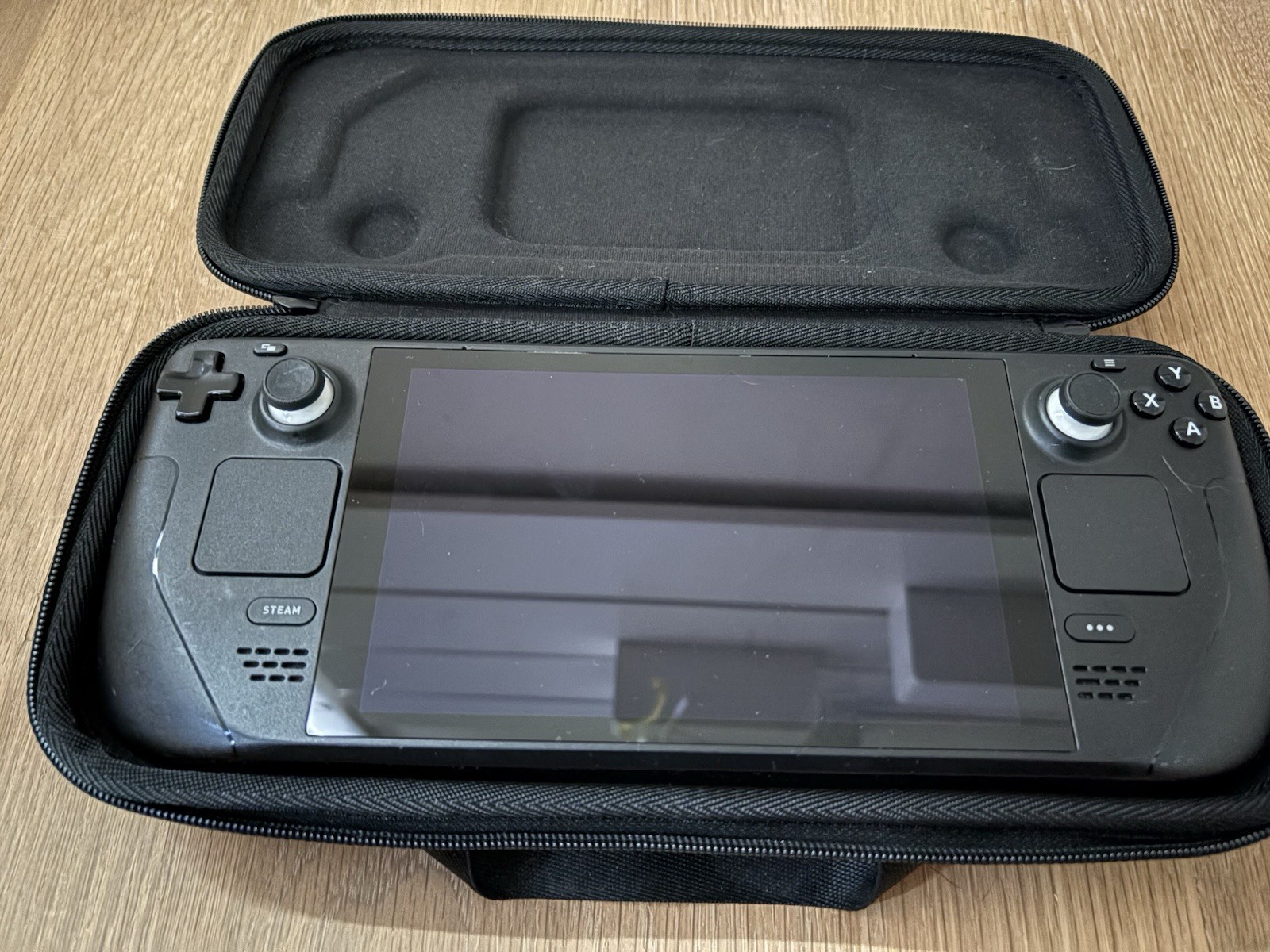 Valve Steam Deck 256GB Handheld Console Black w/ Case + 256GB microSD Card