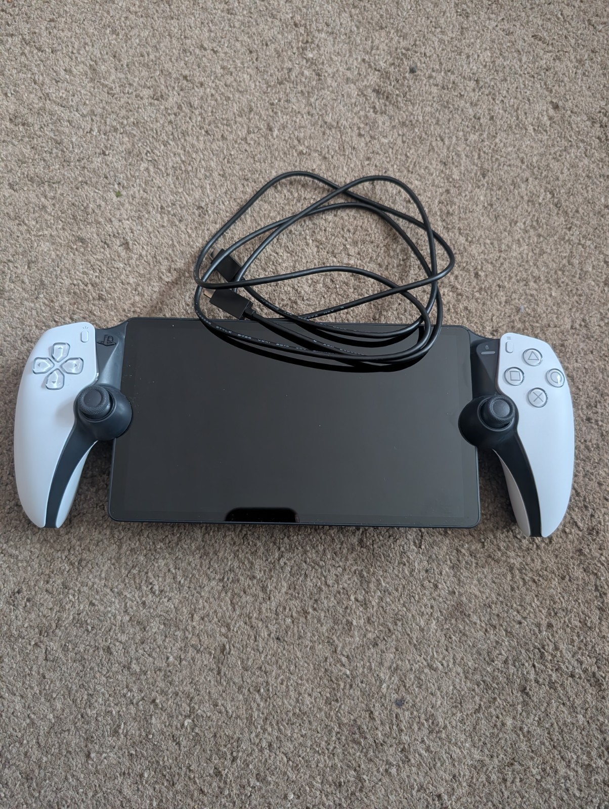 Sony PlayStation Portal Handheld Remote Play System for PS5, White/Black