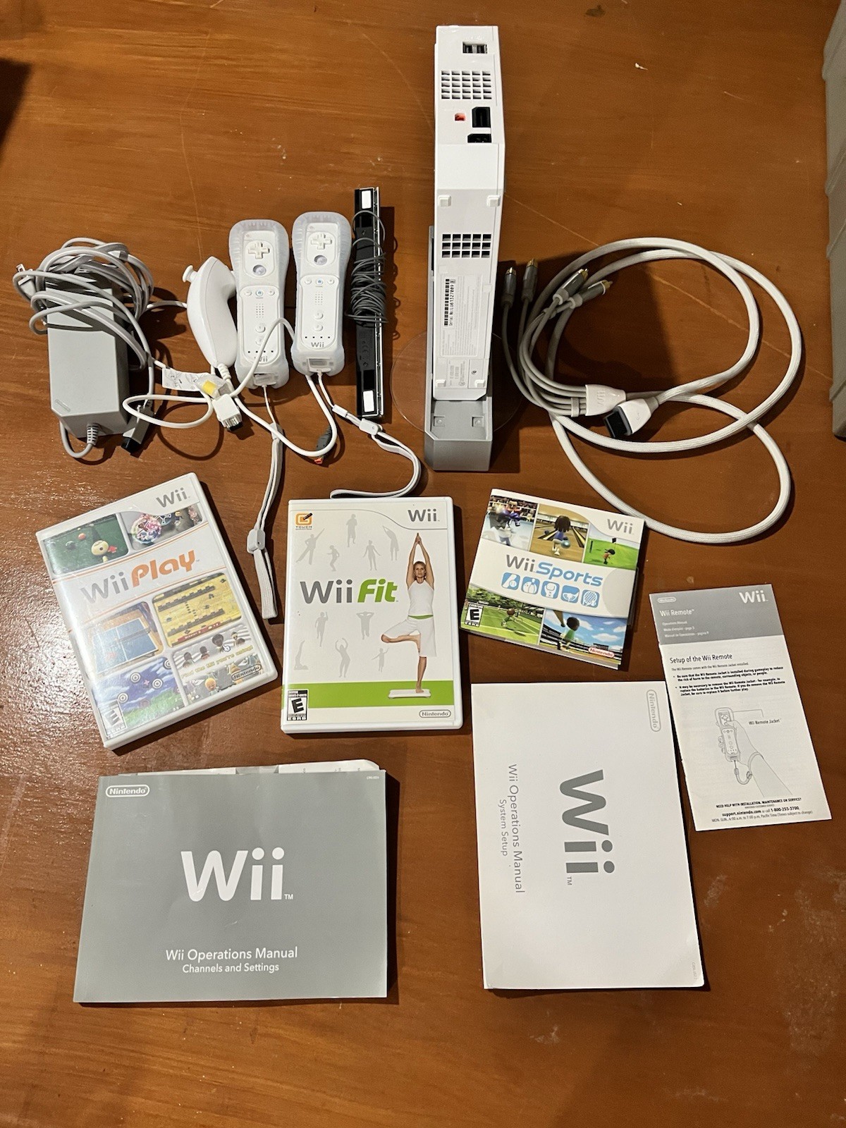 Nintendo Wii Console with Accessories, Games, Controllers Working Condition