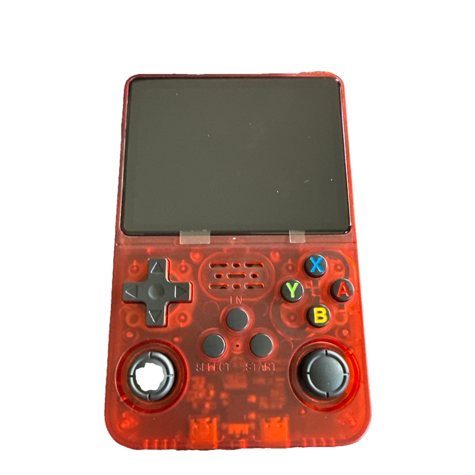 Game Lab R36S Retro Handheld Console 15,000 Games. 64gb, 3.5″ Screen-Red-New