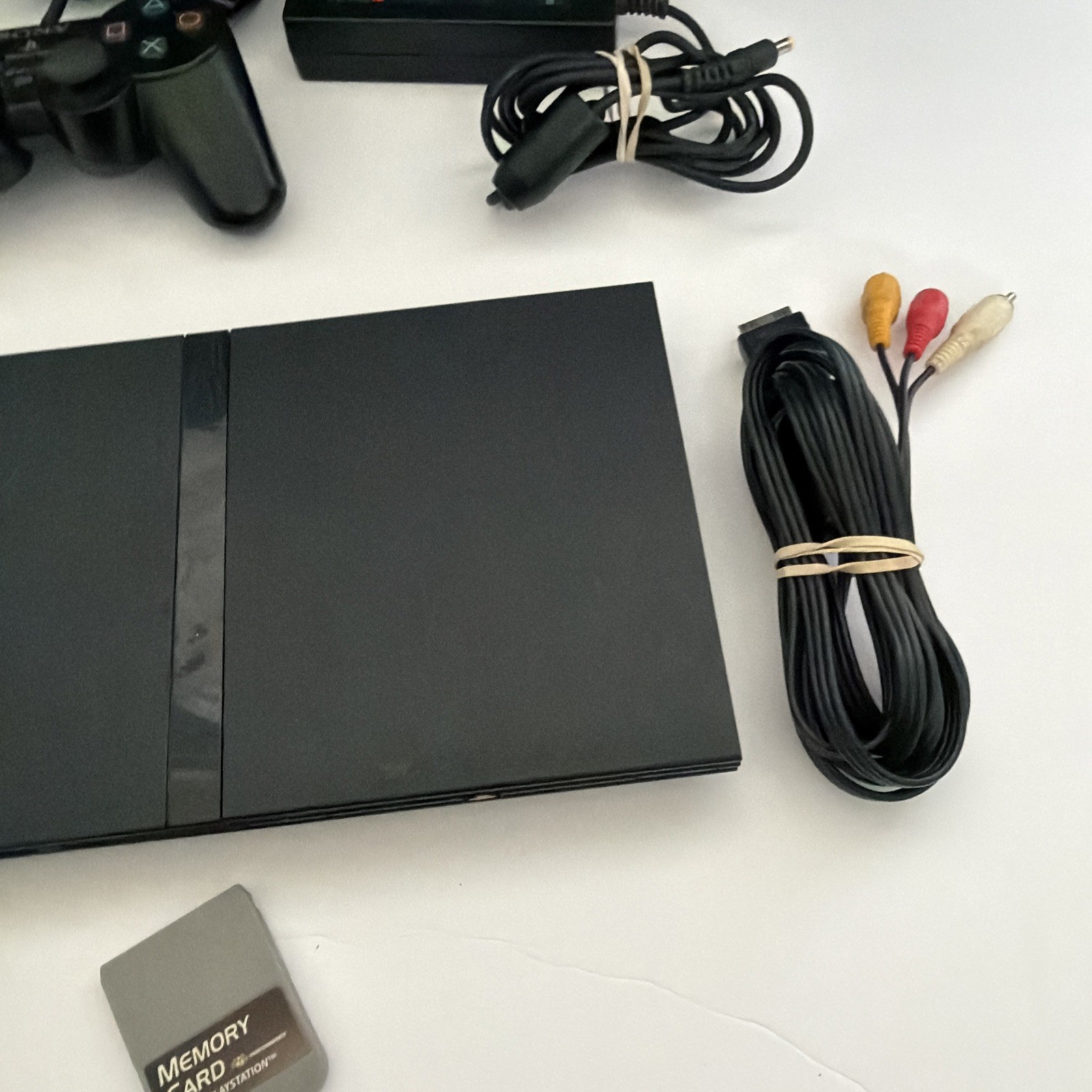 Sony PlayStation 2 PS2 Slim – SCPH-70012 – Console,controller & Cords – Tested