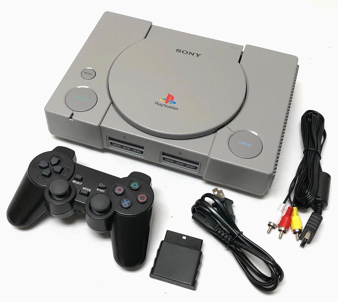 Sony PlayStation 1 Console SCPH-1001 Game System PS1 Wireless Bundle Set PSX
