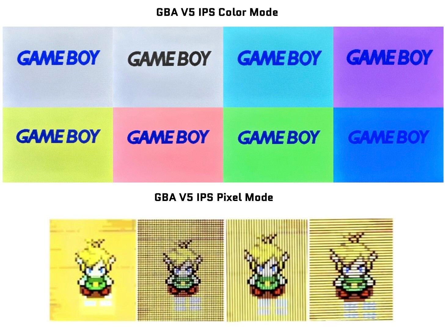 Nintendo Game Boy Advance GBA Orange System 101 Bright Backlit V5 IPS LCD BUTTON