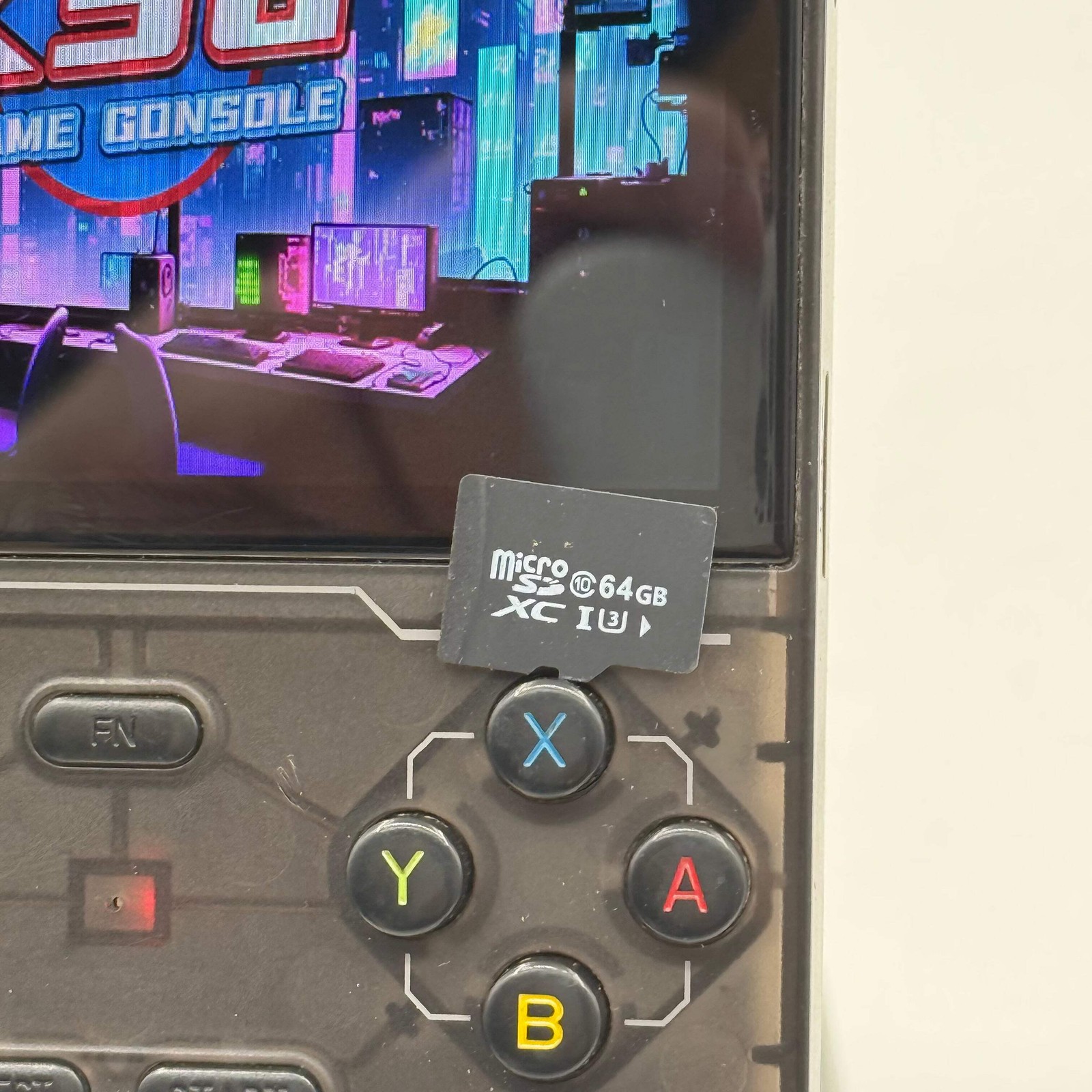 K36 Retro Handheld Game Console 16000+ Games Black 64gb Micro SD – Used A