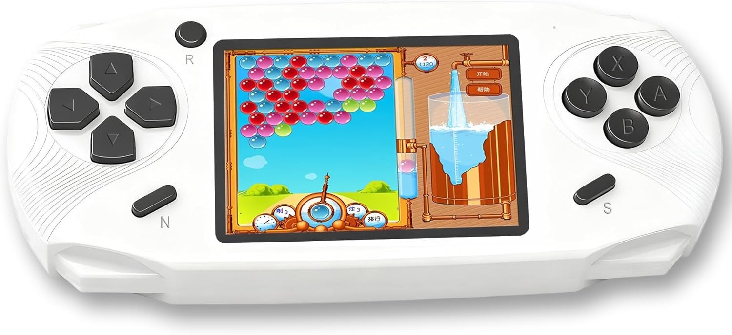6 Bit Handheld Games for Kids Adults 3.0” Large Screen Preloaded 00 HD Class…