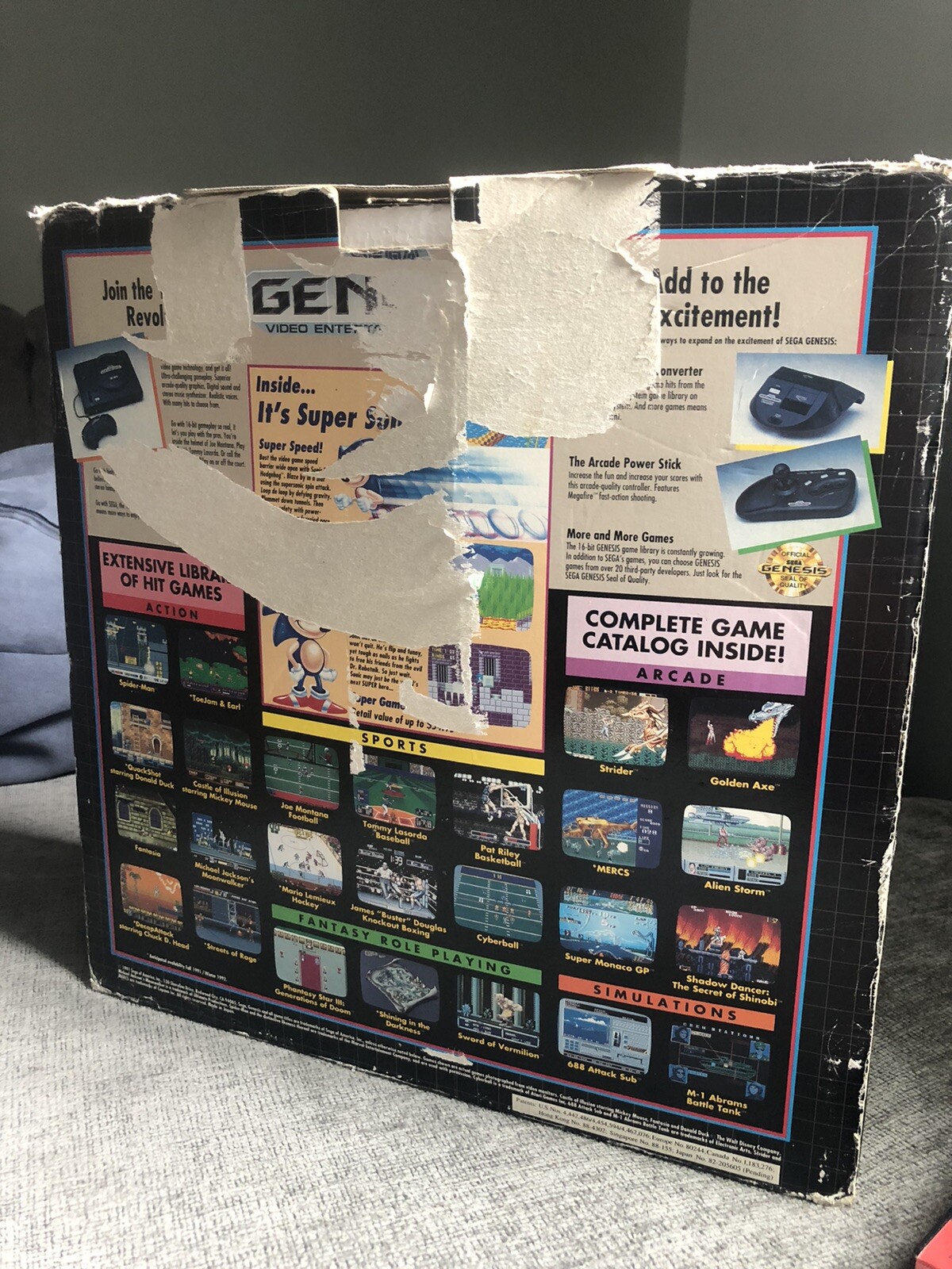 SEGA SG-10037-2 Genesis Mini Game Console – Black
