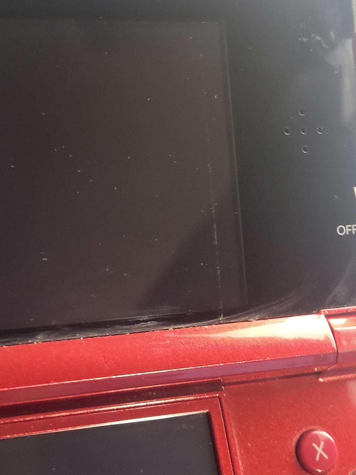 Nintendo 3DS Handheld System – Flame Red – CTR-001 – Charger Included – Tested!