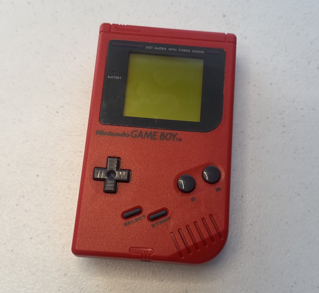 Nintendo Game Boy Launch Edition Red Handheld System