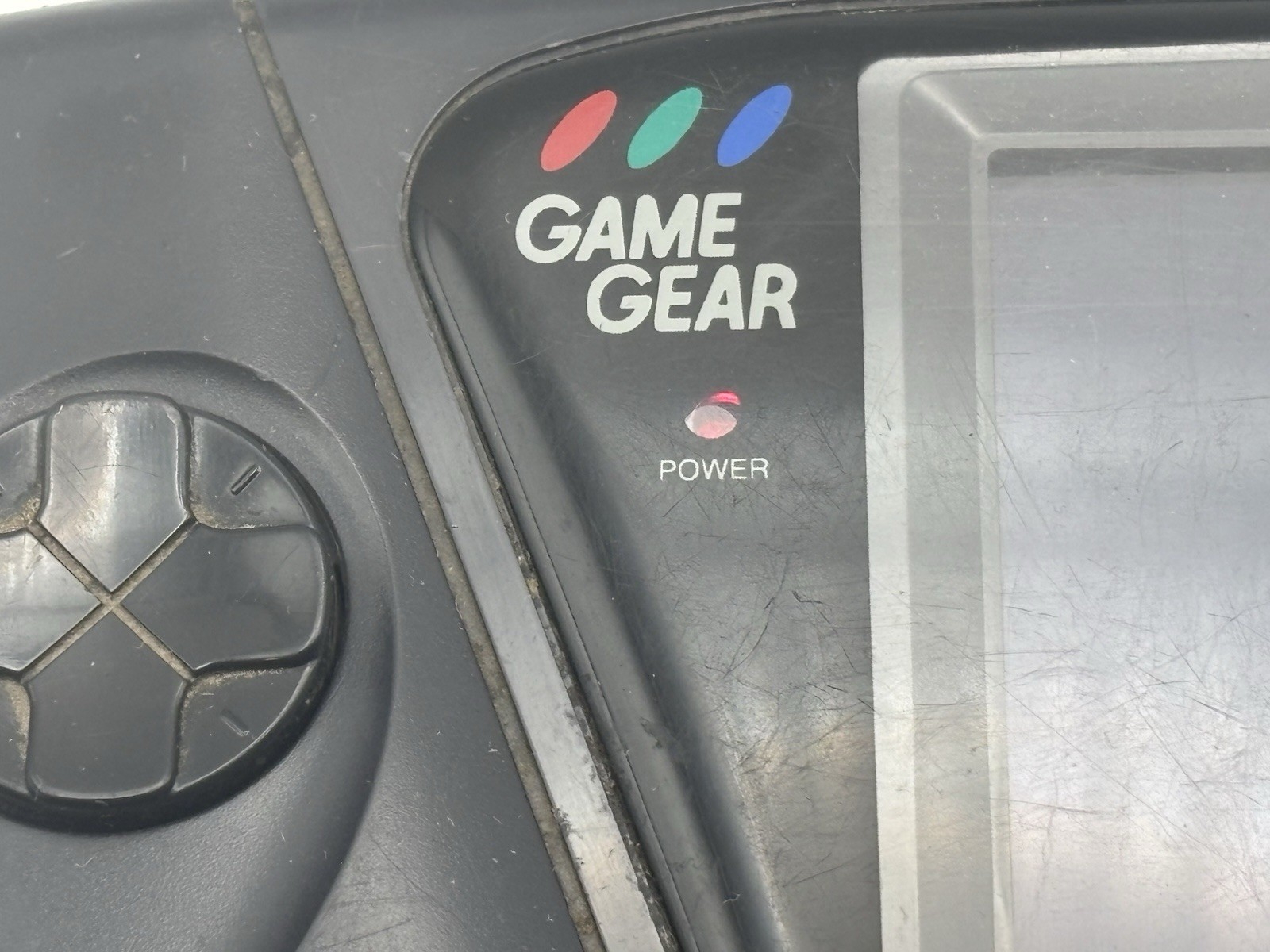 Game Gear SEGA portable Video Game System ONLY Parts ONLY – Powers On READ