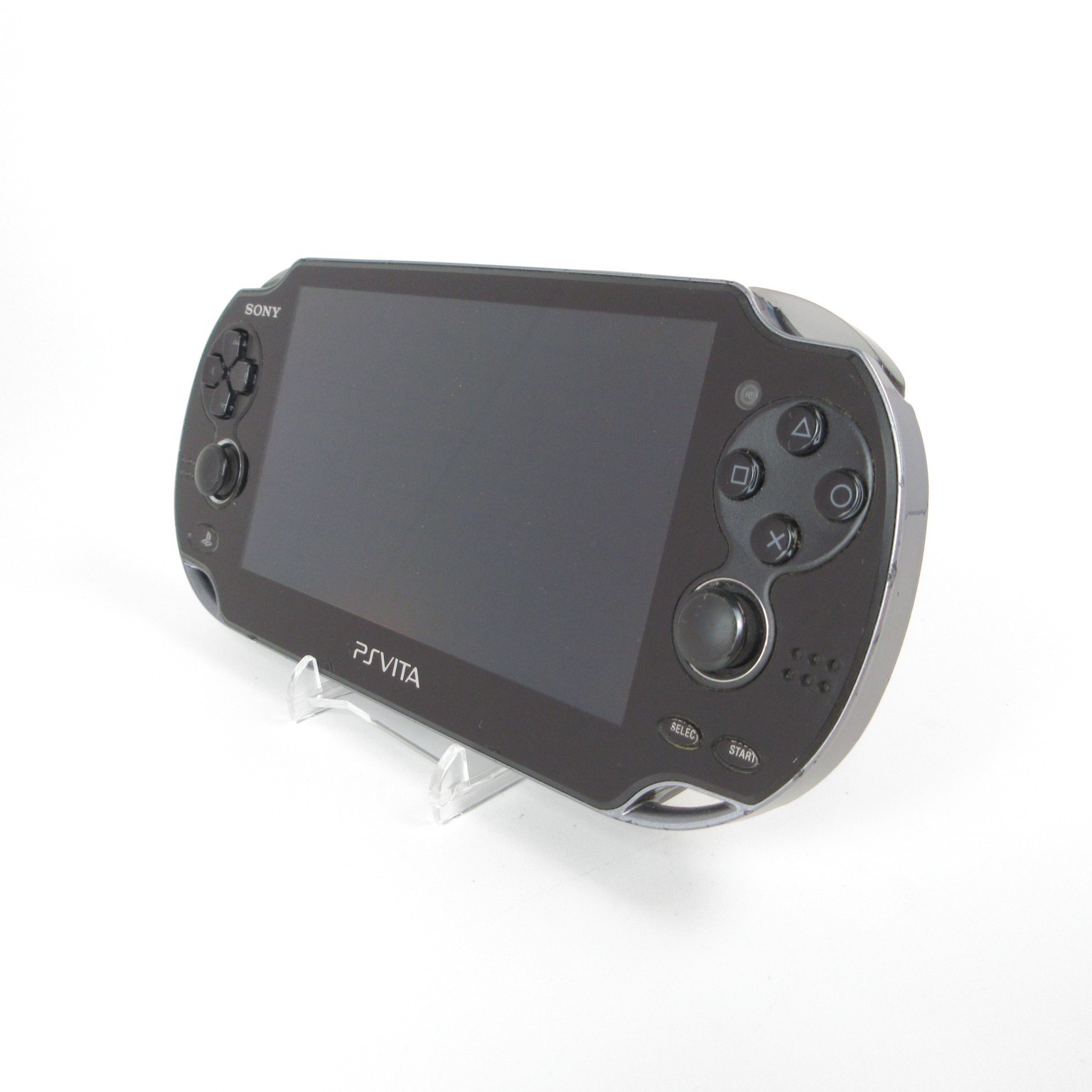 【Very Good】Sony PS Vita PCH-1100 Crystal Black 3G/Wi-Fi Model Console #NET0127/0