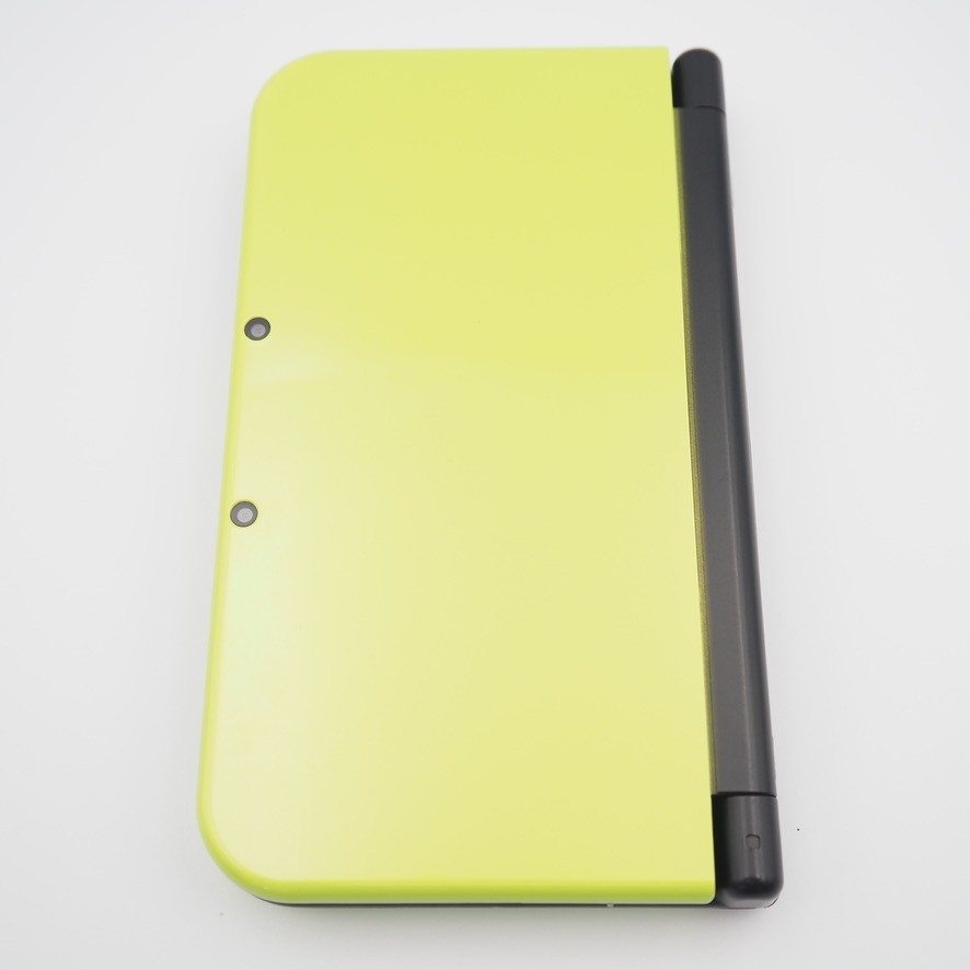 [EXC] New Nintendo 3DS XL LL lime Black Console Stylus Tested Japanese ver