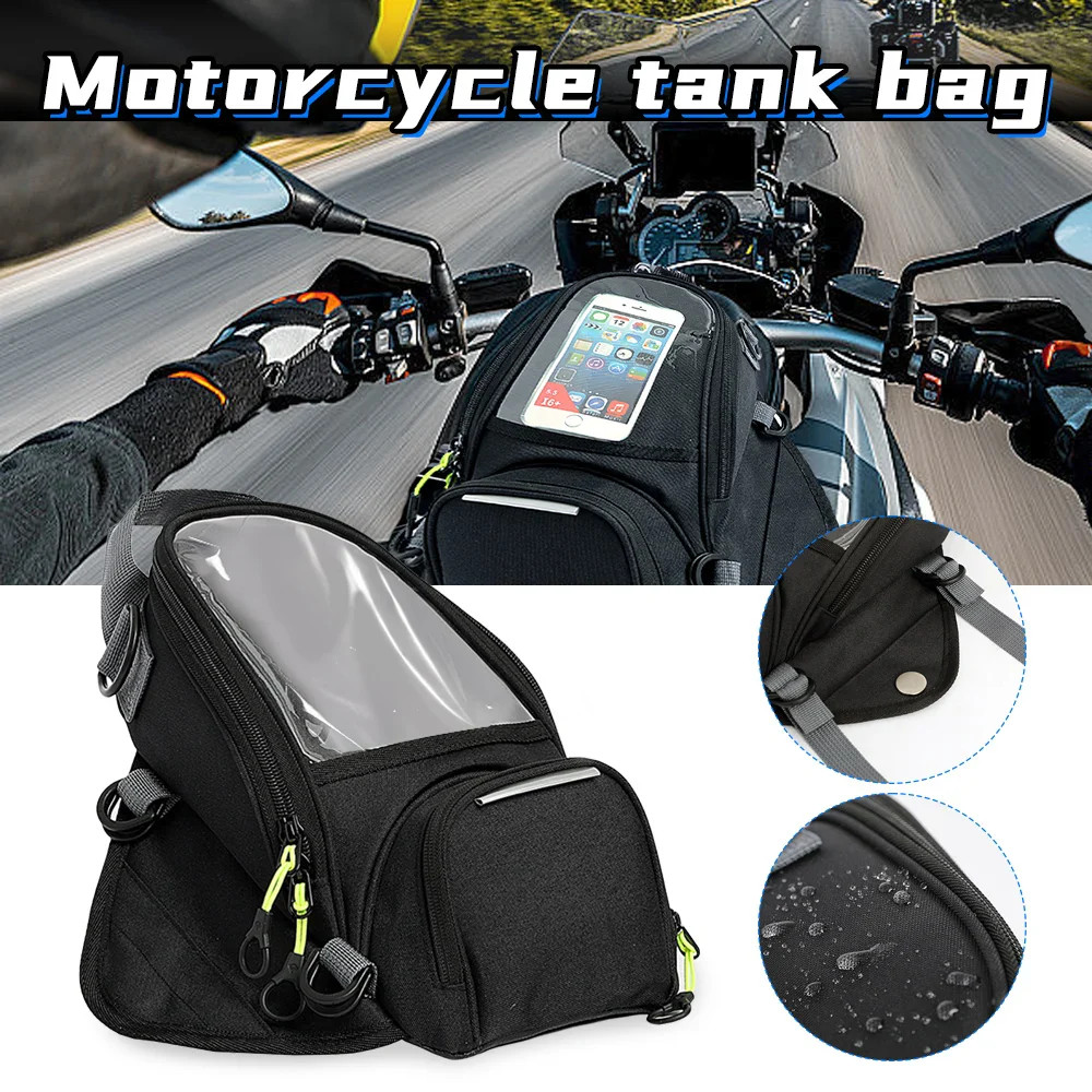 Universal Motorcycle Fuel Bag waterproof Oxford Navigation Touchable Mobile Pho