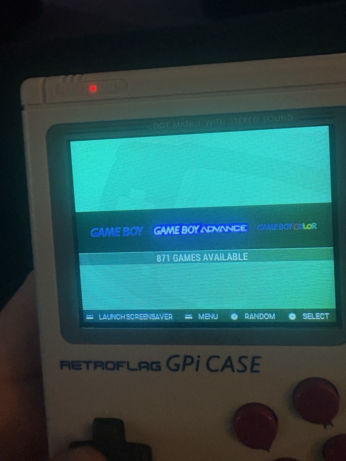 RETROFLAG GPi Case Handheld Emulator Raspberry Pi Zero 32GB SD Card. (See Desc)