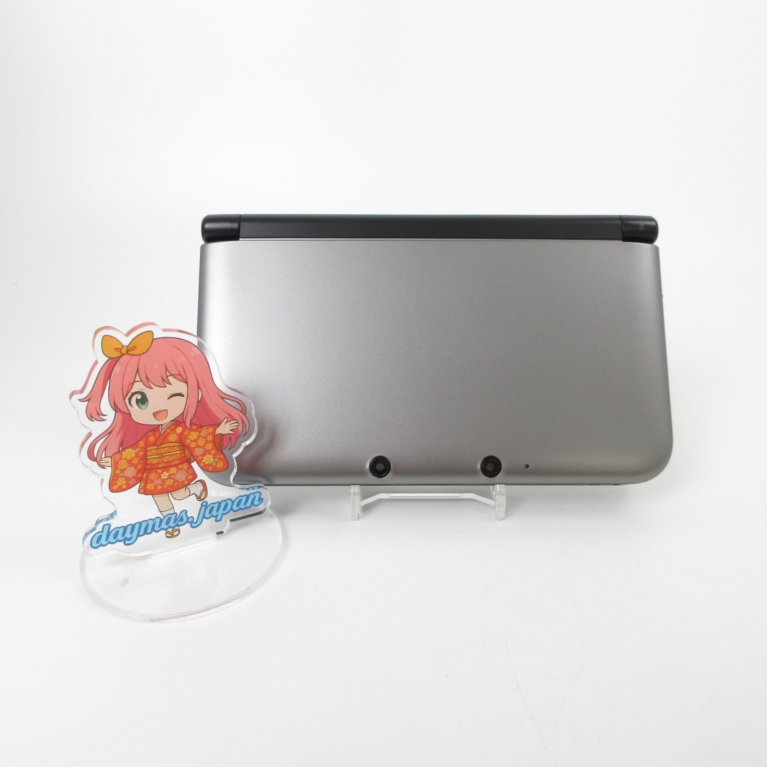 【Excellent】Nintendo 3DS LL XL Silver x Black Console ONLY Japan Ver. #NET0517/02